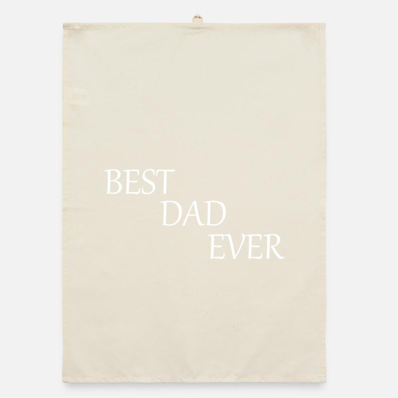 Father's Day 2026 Gift Dad Dad Best Dad Ever Organic dish towel