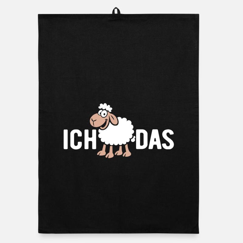Je suis un mouton - jeu de mots avec mouton Torchon bio