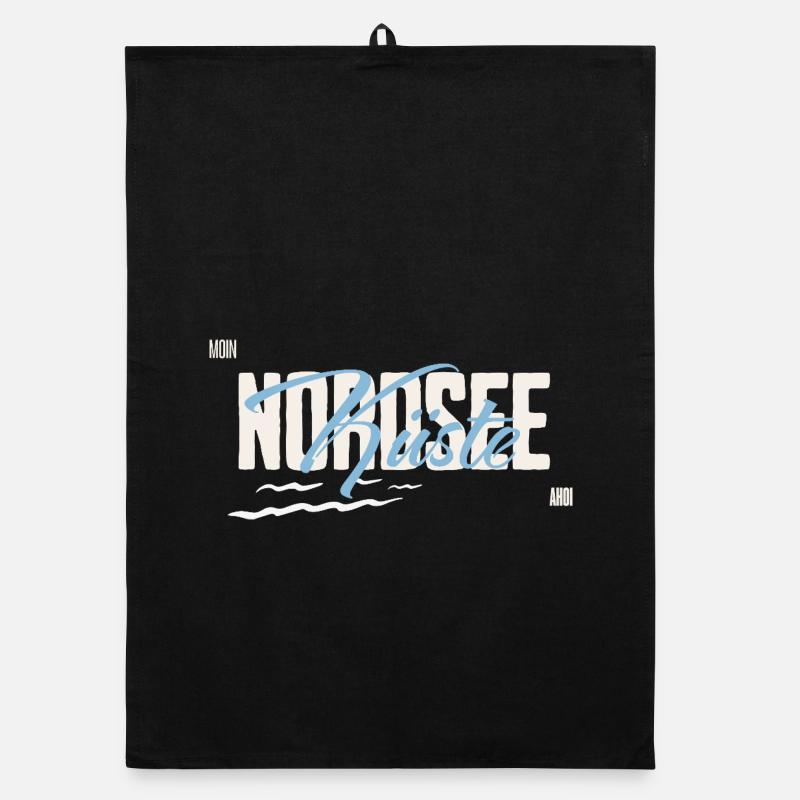 North Sea - Coast Organic dish towel