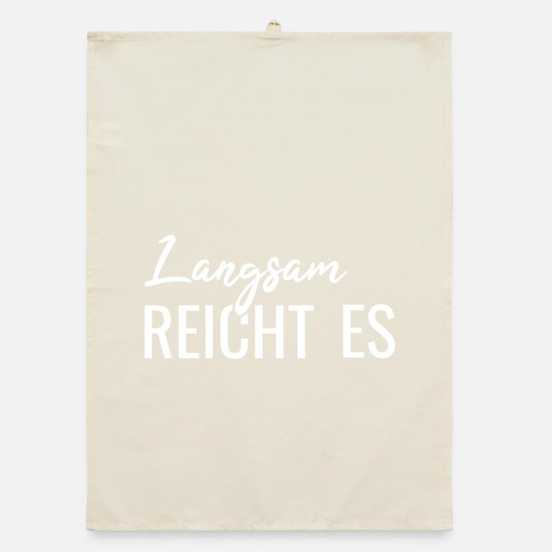 Slowly enough, Organic dish towel