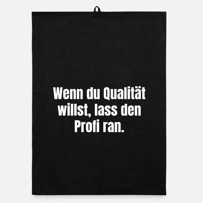 Affiche de faute de frappe de qualité professionnelle Torchon bio