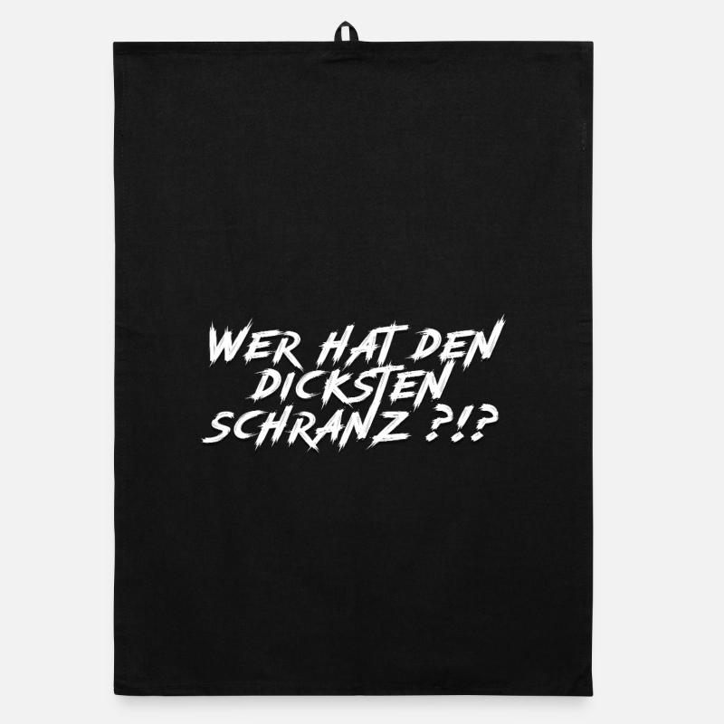 Wer hat den dicksten Schranz?!? Organic Geschirrtuch