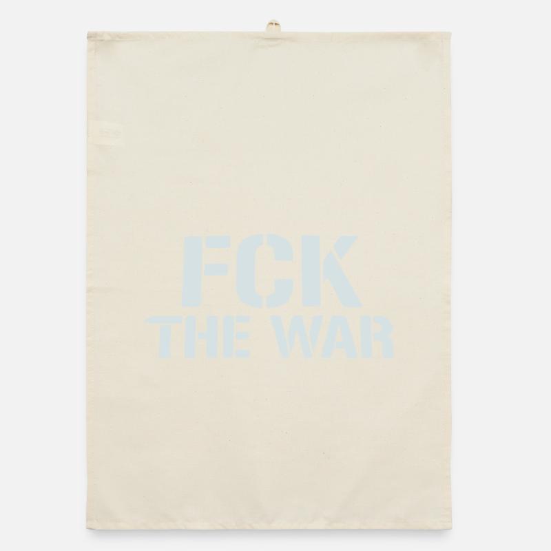 Peaceful Protest Stencil Organic dish towel