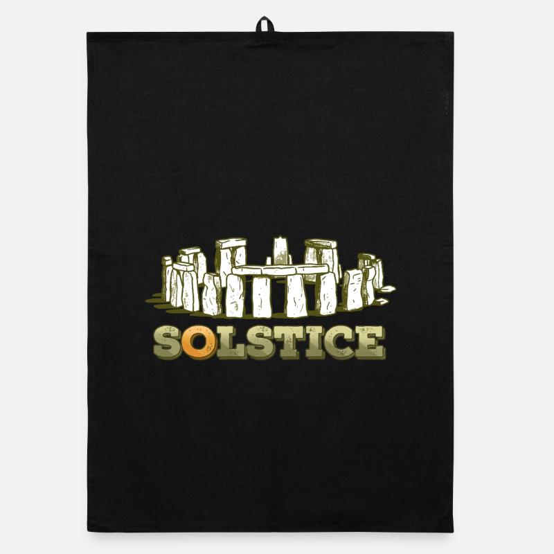 Litha Pagan Solstice d’été Midsommar Torchon bio