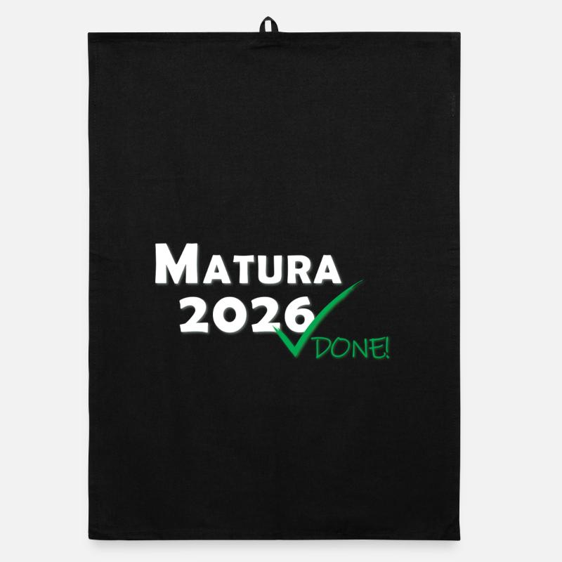 Matura 2026 Terminé - Torchon bio - noir