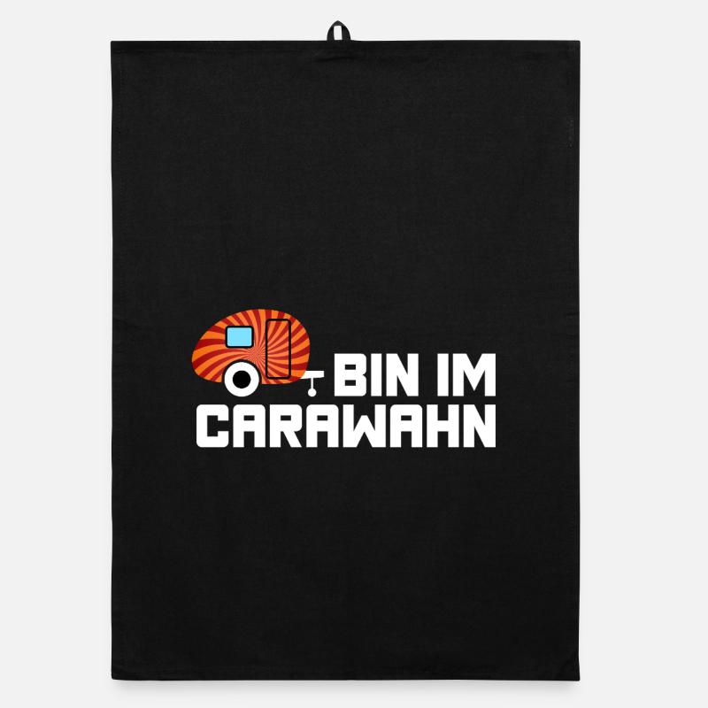 Caravane Caravan Madness Camping Cool Dictons Torchon bio