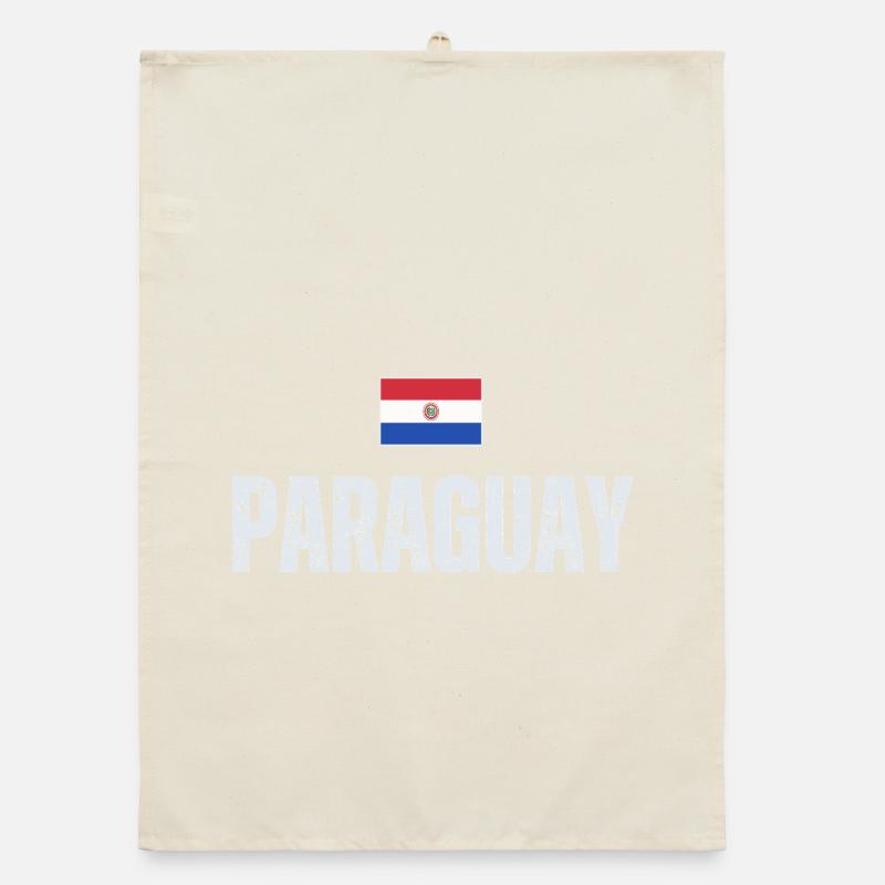 Paraguayan flag, Paraguayan pride Organic dish towel
