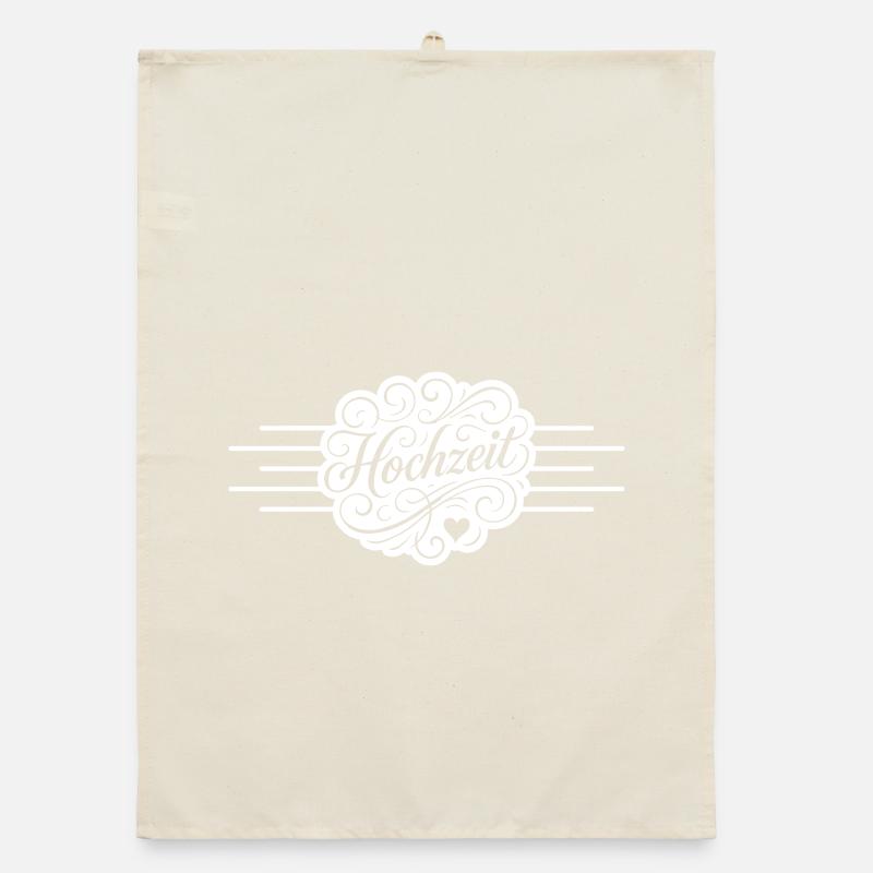 Wedding Organic dish towel