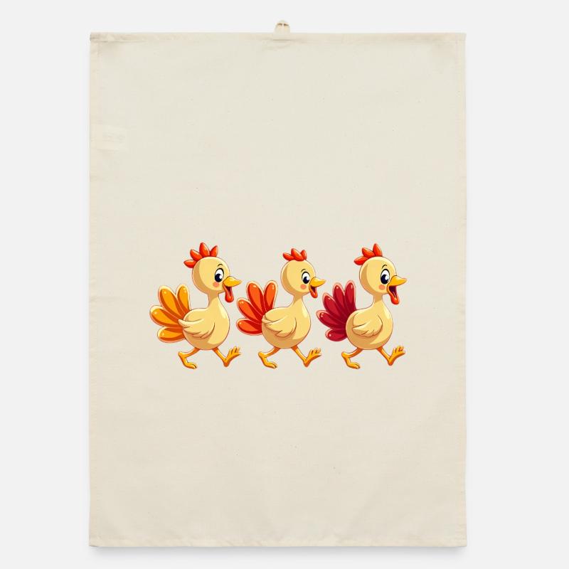 Bébé dinde de Thanksgiving Torchon bio