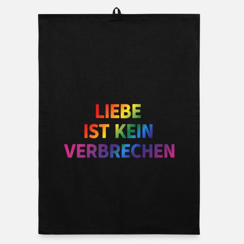 Love Is Not a Crime – Clear Message Organic dish towel