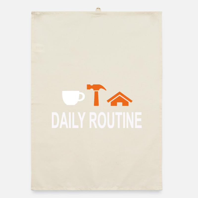 Daily Routine, Daily Routine, Work Can Wait Organic dish towel