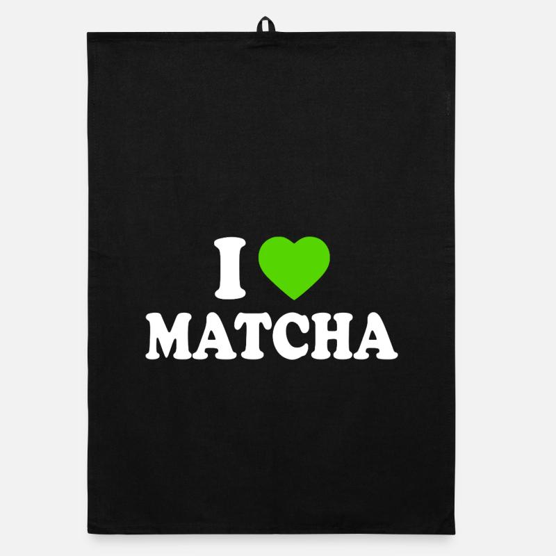 I love matcha Organic Geschirrtuch