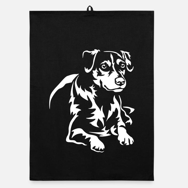 Dansk Svensk Gaardhond "Black Edition" Organic dish towel