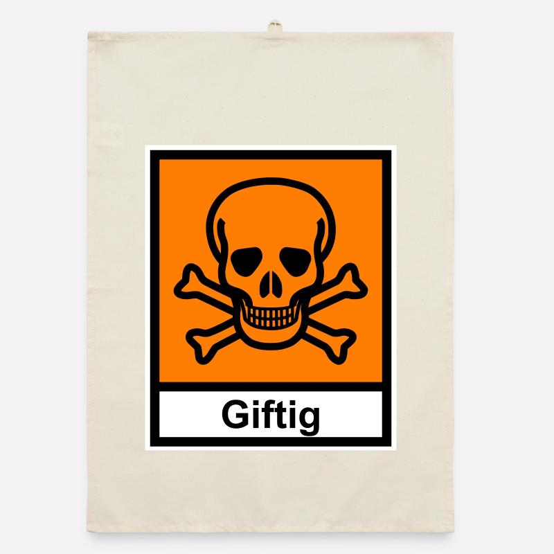 Poisonous Organic dish towel