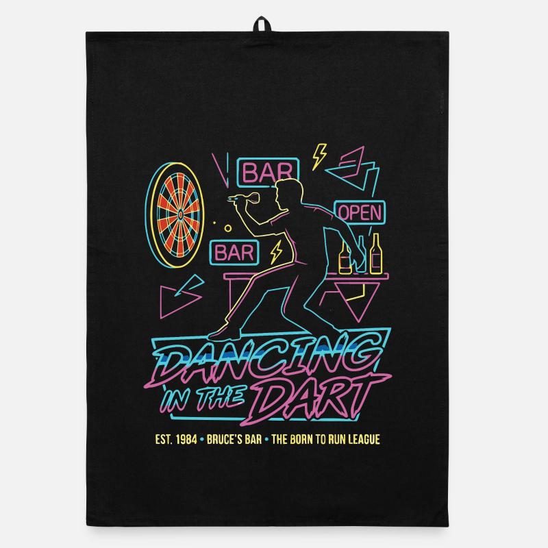 T-shirt Darts Fun, Sweat à capuche Danse dans le T-shirt Fléchette, Torchon bio
