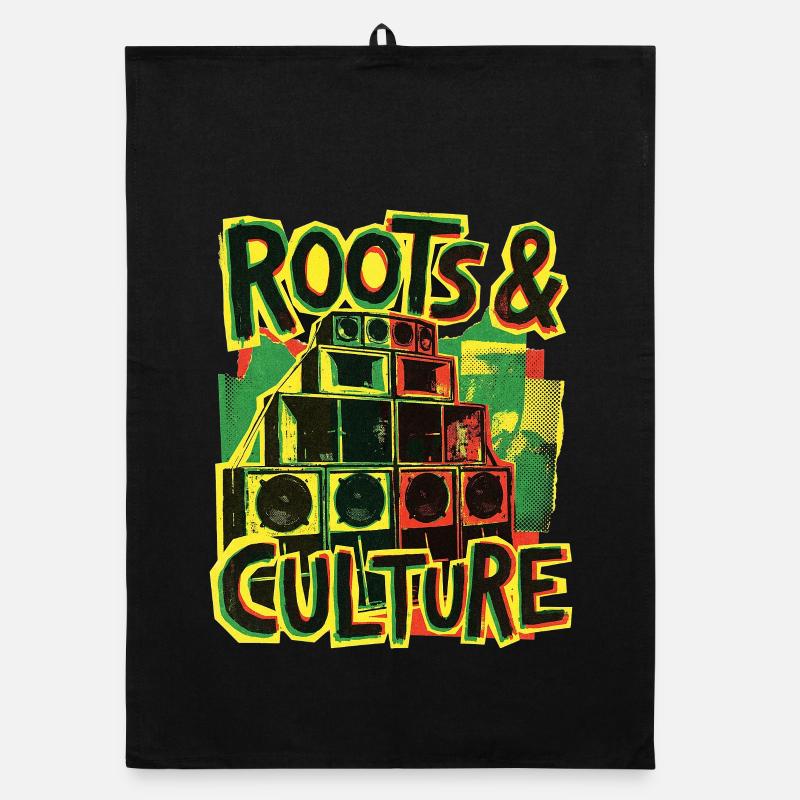 Roots Reggae Dub Organic dish towel