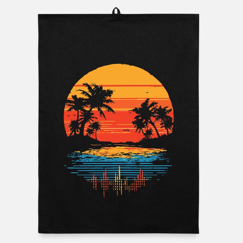 Strand Retro Organic Geschirrtuch