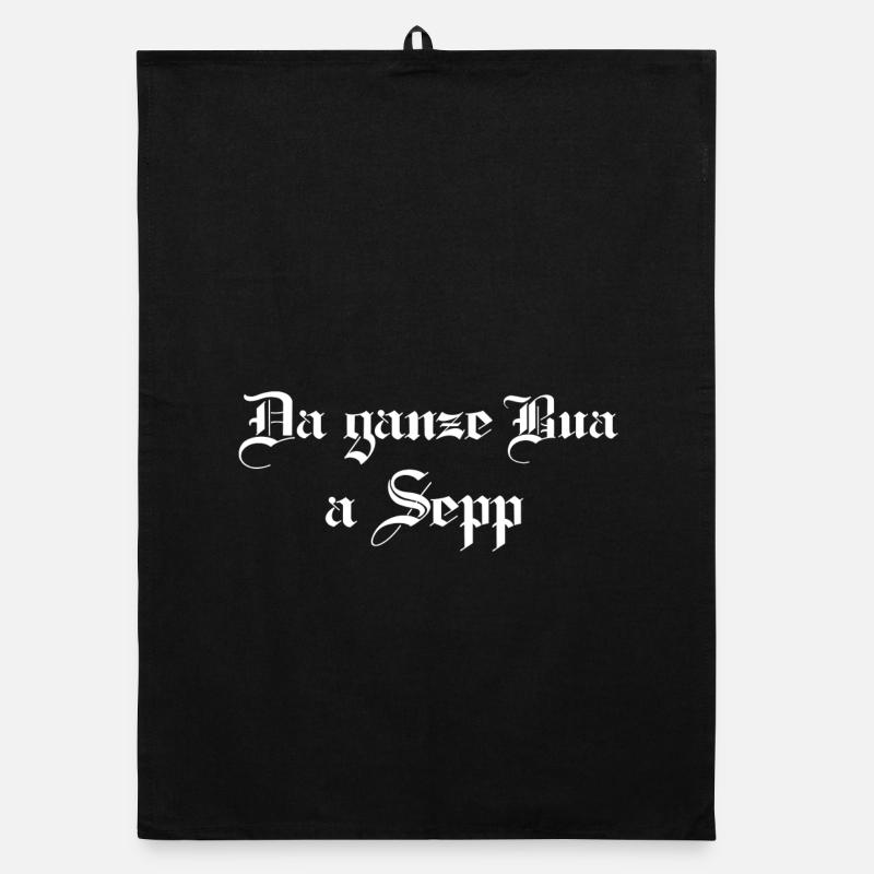 Sepp - Organic Geschirrtuch - Schwarz