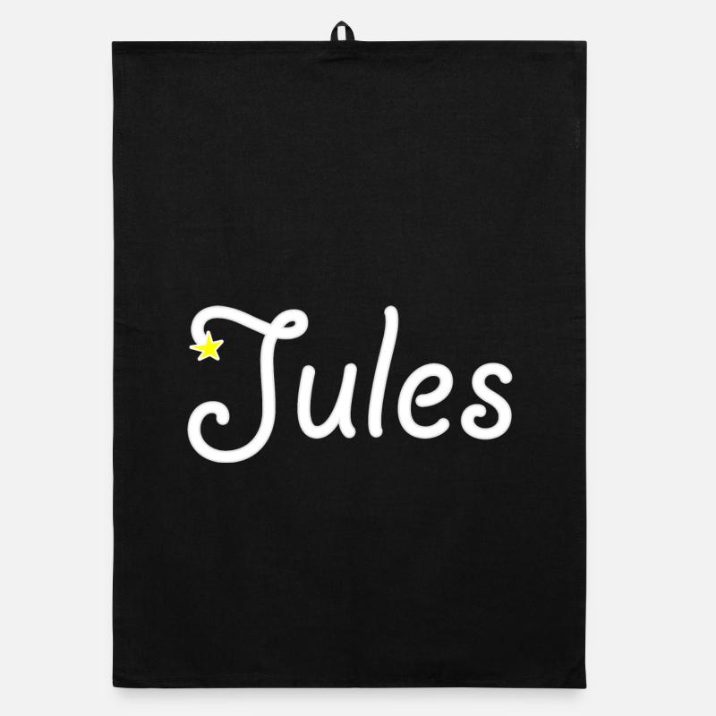 Jules - Torchon bio - noir