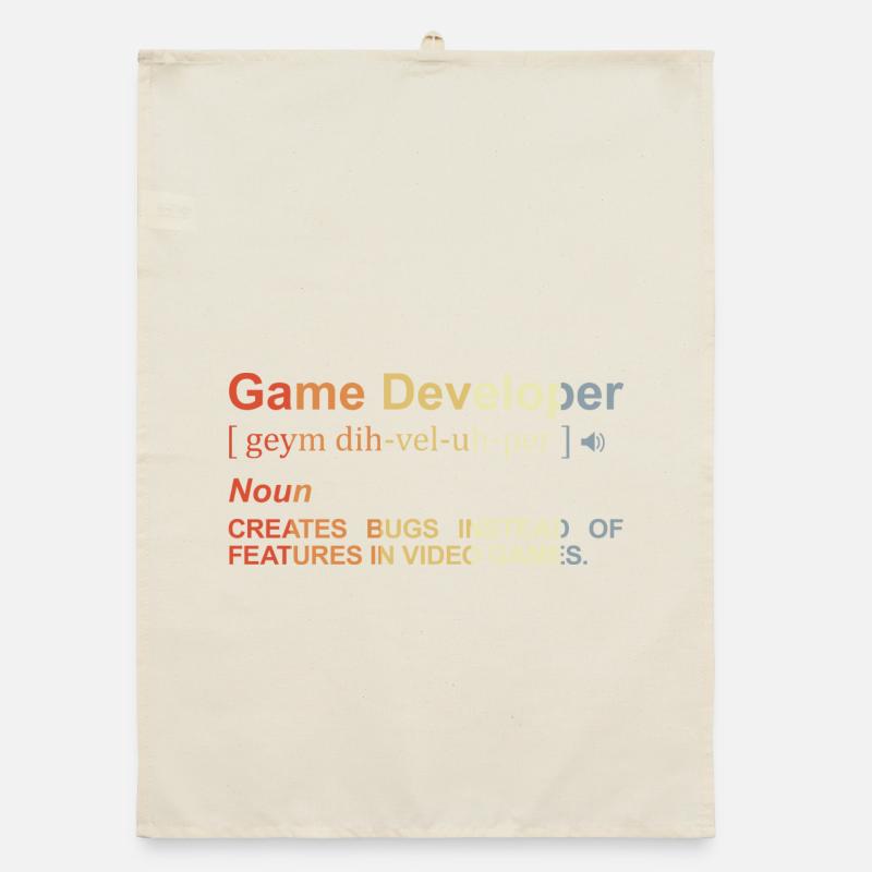 Game Developer Definition Organic dish towel