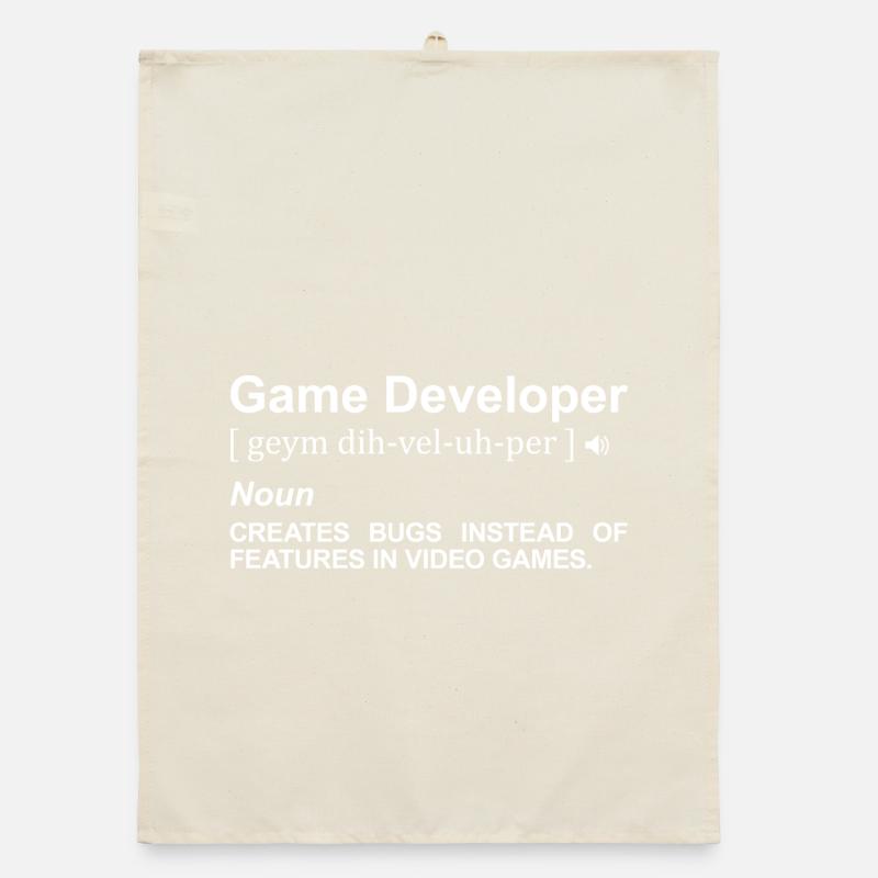 Game Developer Meaning Organic dish towel