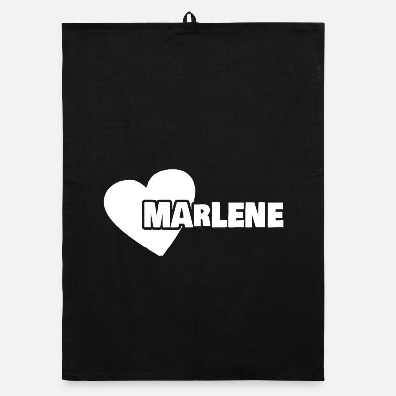 First name Marlene Organic dish towel