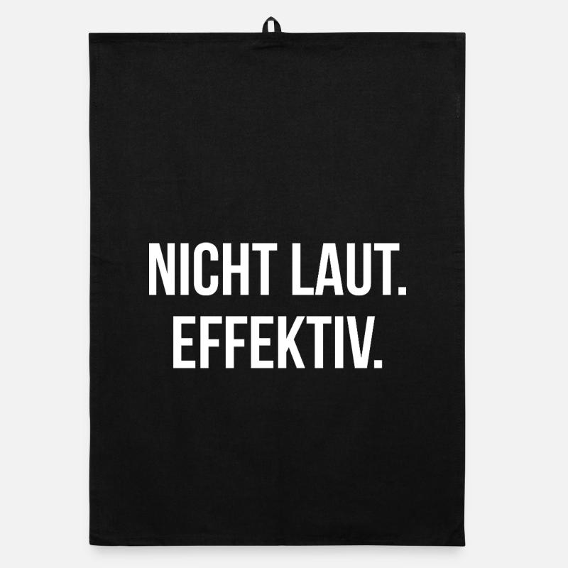 NICHT LAUT. EFFEKTIV. | Greyline Official - Organic Geschirrtuch - Schwarz