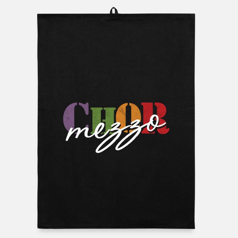 Choir mezzo-soprano Organic dish towel