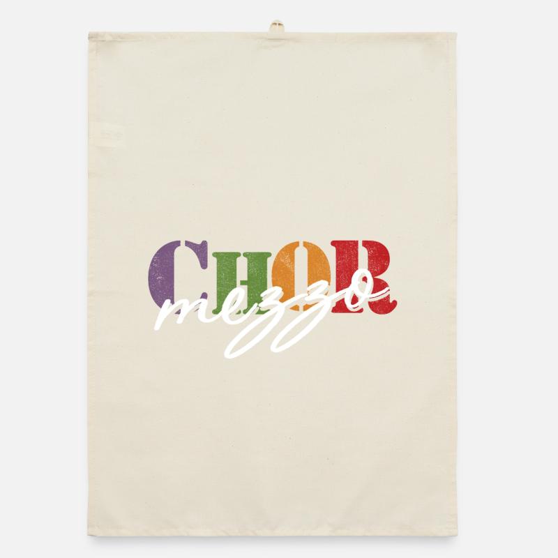 Chor Mezzosopran Organic Geschirrtuch