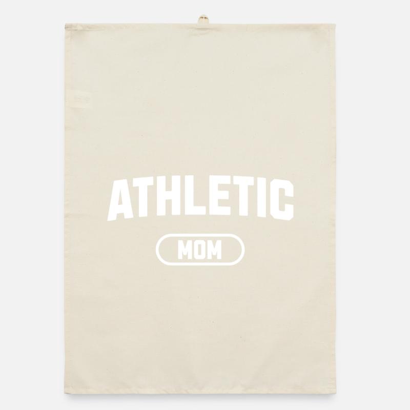 Athletic Mom Organic dish towel