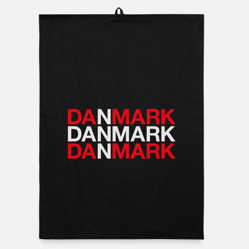 Danemark Danemark Danemark Drapeau Torchon bio
