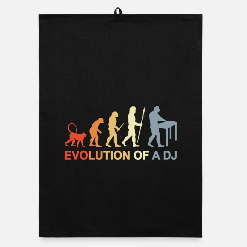 Evolution of a DJ Organic dish towel