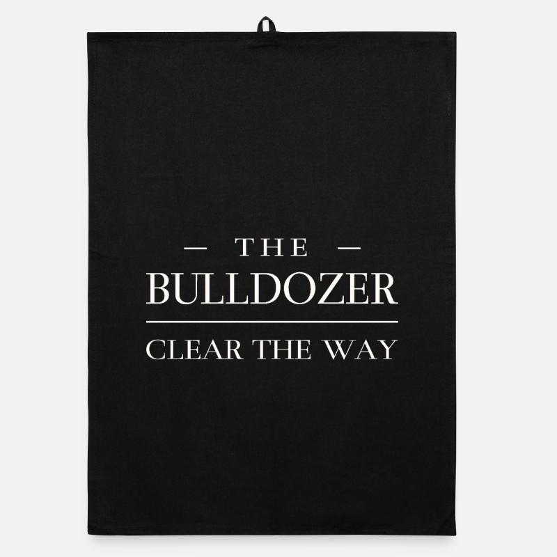 Clear the way - Bulldozer Organic dish towel