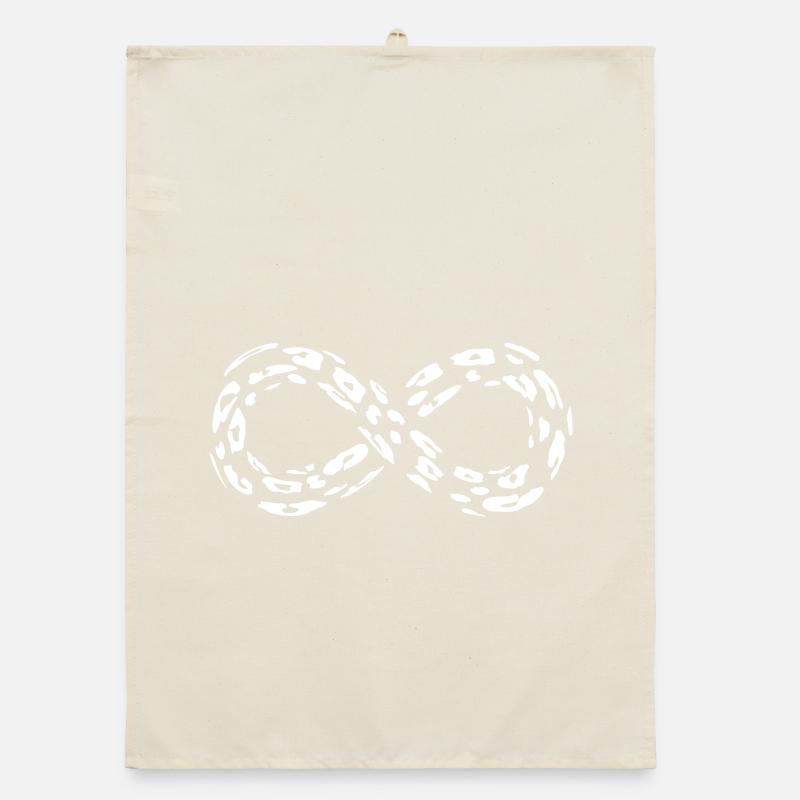 Leopard Infinity Loop Organic dish towel