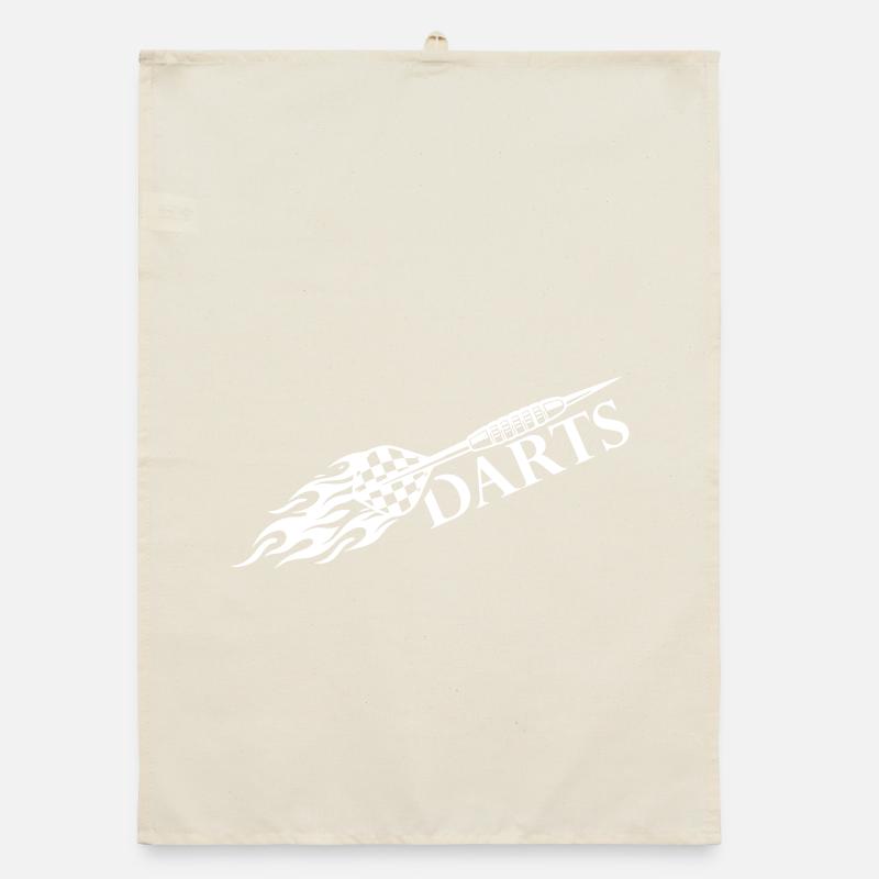 Dart Darts Flame Organic dish towel