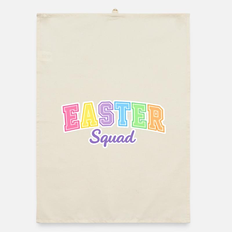 Easter Squad Egg Hunt Organic dish towel