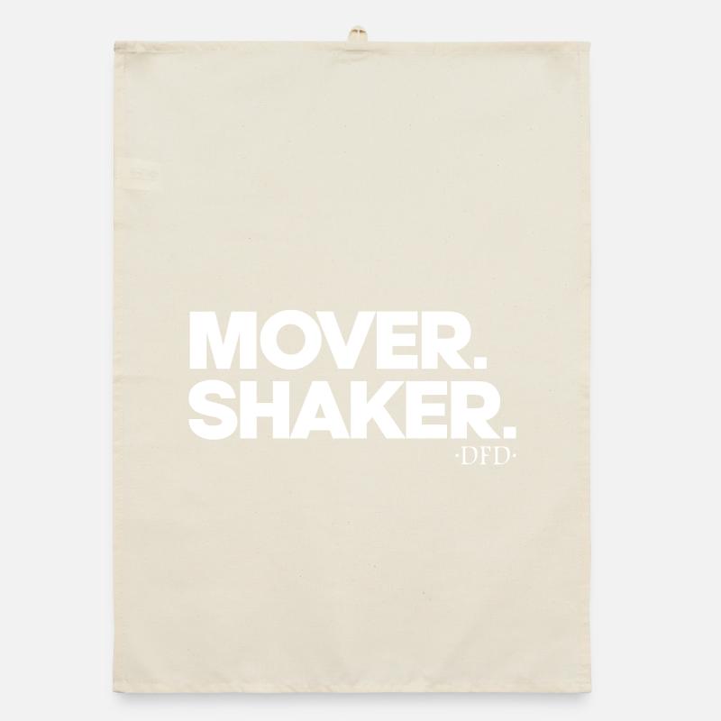 Mover. Shaker. Organic dish towel