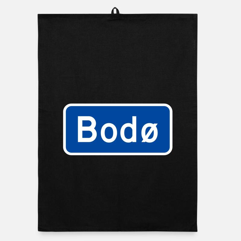 Bodø - Torchon bio - noir