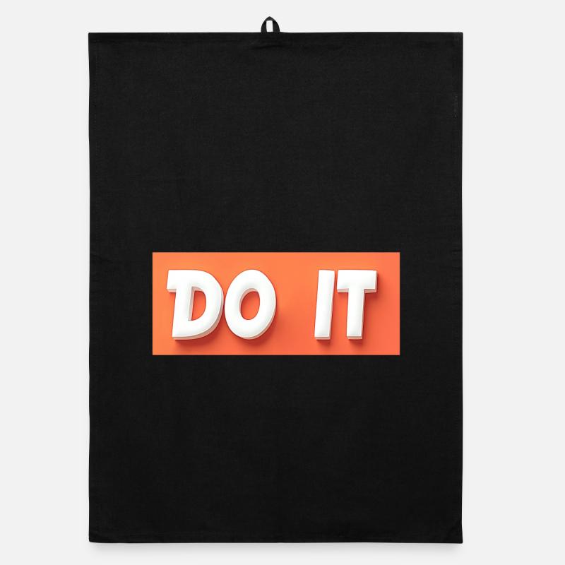 DO IT! Personalisierbar Organic Geschirrtuch