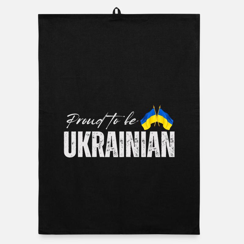 Stolzer Ukrainer, ich liebe die Ukraine Organic Geschirrtuch