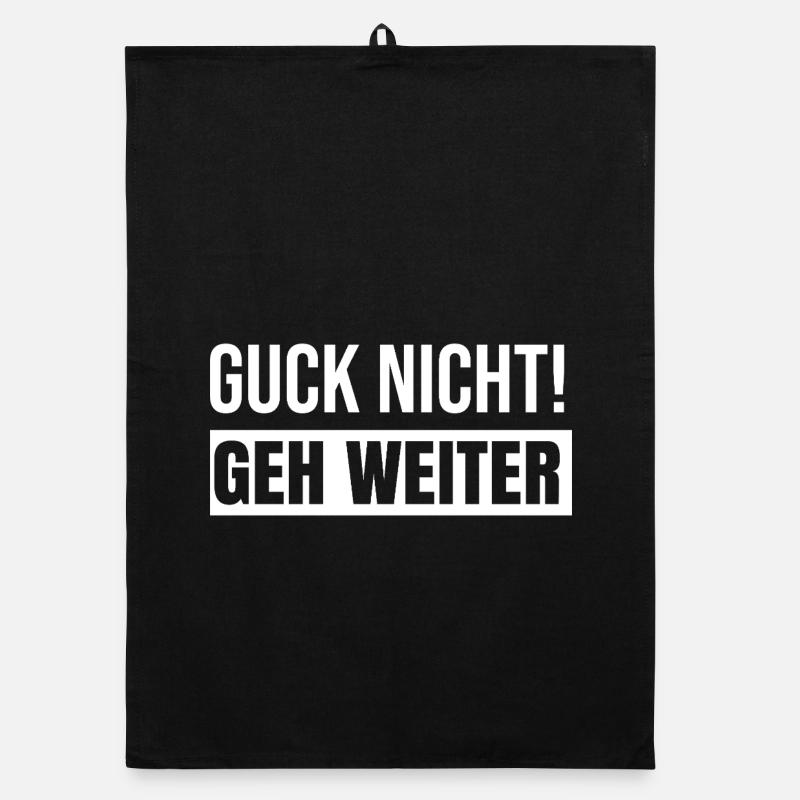 Guck nicht geh weiter Organic Geschirrtuch