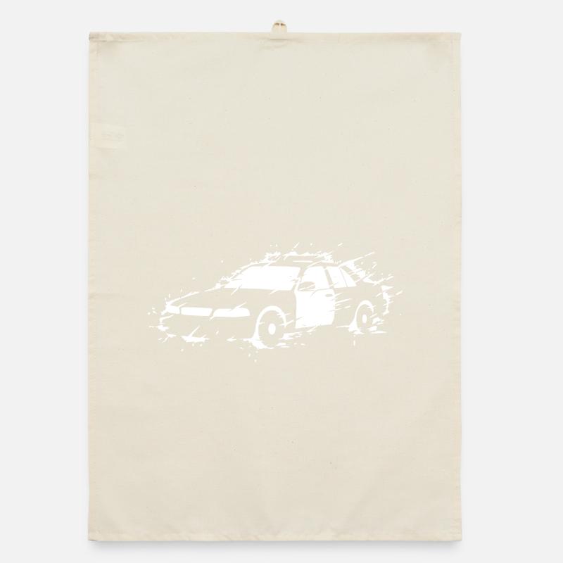 Polizei Auto Action Explosion Vektor Organic Geschirrtuch