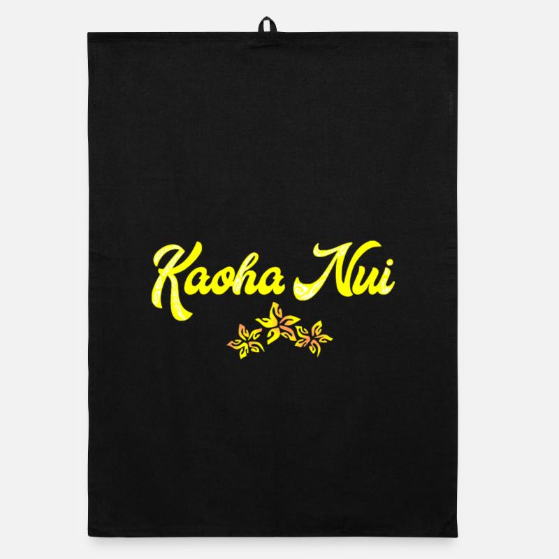 KAOHA NUI (Yellow) Organic dish towel