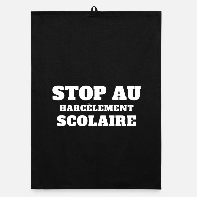 stop harcèlement scolaire, scolarité Torchon bio