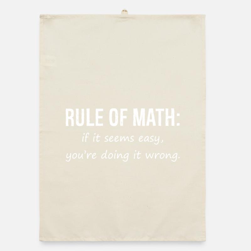 Math chemise Drôle Mens Mathlete Règle de Math drôle Torchon bio