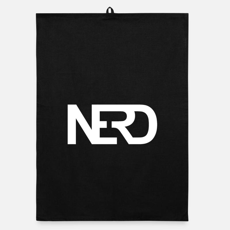 Nerd - Torchon bio - noir