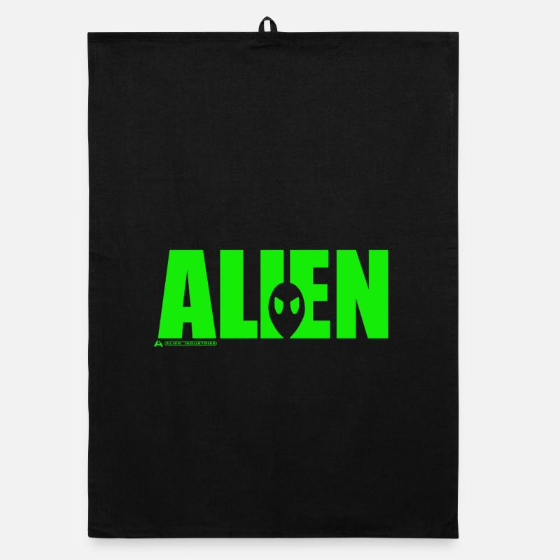 alien shadow Organic dish towel