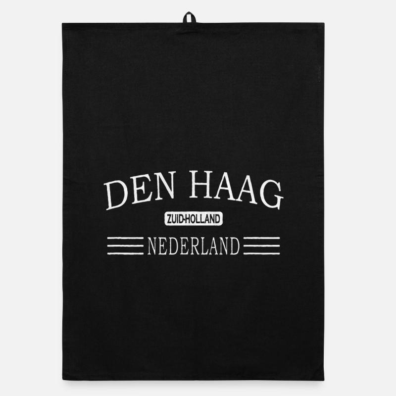 Den Haag Zuid Holland Netherlands Emblem Organic dish towel