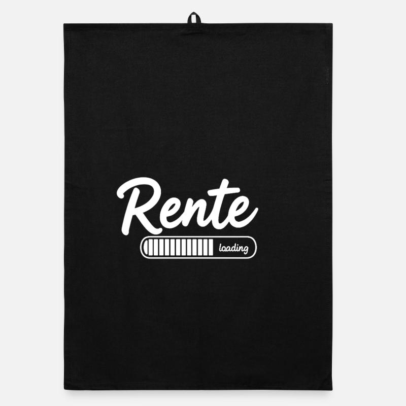 Rente 2026 loading Endlich Ruhestand Organic Geschirrtuch
