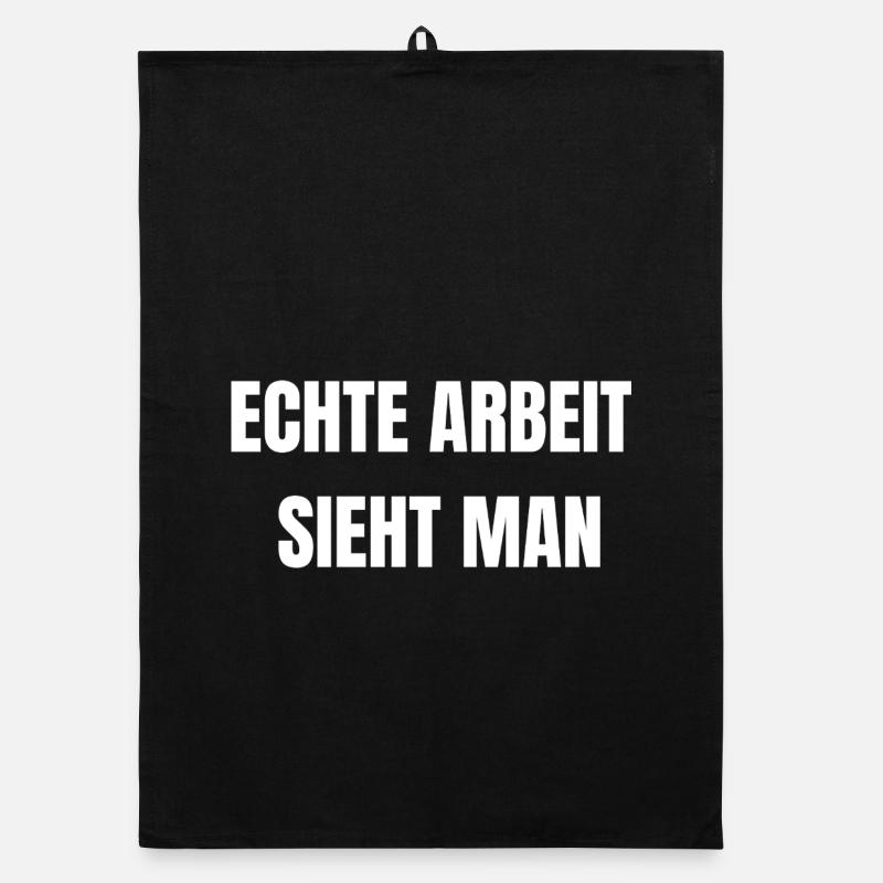 Real work can be seen | Worker Shirt Organic dish towel